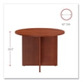 thumbnail image 4 of Alera Valencia Round Conference Table w/Legs, 29 1/2h x 42 dia., Medium Cherry, 4 of 6