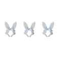 thumbnail image 2 of Maytalsory Bandeau Confortable pour Filles Accessoires pour Cheveux Collection Durable Oreilles de Lapin Bleu Ensemble de 3, 2 of 6
