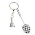 thumbnail image 3 of Hmgxay Badminton Keychain, Simulated Badminton Charm Pendant for Sports Lovers, Alloy Badminton Souvenir Keychain for Students, Unique Badminton-Themed Gift for Holidays, 3 of 8