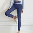 thumbnail image 5 of SELONE High Waisted Leggings for Women Workout Butt Lifting Gym Long Length High Waist Sports Yogalicious Utility Dressy Everyday Soft Jeggings Capri Jeggings Athletic Leggings for Women 11-Blue M, 5 of 9