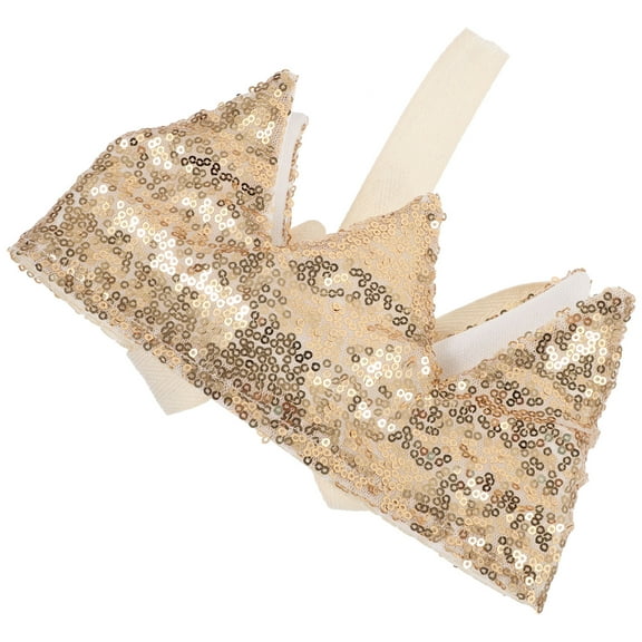 LOLIPPYY 1Pcs Toddler Birthday Hat Golden Crown for Kids Birthday Party 11.6X4.4X0.2In