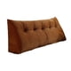 thumbnail image 1 of Matsuzay Poliéster elegante de los diversos colores suaves y cómodos de la cubierta de la almohada de la cuña de la cama fácil de cambiar Juegos de cama chocolate, 1 of 6
