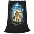 thumbnail image 2 of Manta de algodón Stargate Ra, elegante, linda, súper suave y cálida, para todas las estaciones, 2 of 5