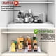 thumbnail image 3 of Estante para Especias de 3 Niveles, Especieros para Cocina Organizador de Cocina, Organizador de Especias de Plástico, Antideslizante para Armarios de Cocina Encimeras de Cuartos de Baño, 2 Paquete, 3 of 7
