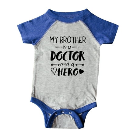 

Inktastic My Brother is a Doctor and a Hero Gift Baby Boy or Baby Girl Bodysuit