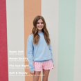 thumbnail image 4 of Hanes Girls ComfortSoft EcoSmart Crewneck Sweatshirt, S, White, 4 of 4