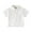 White, variant on Children's Casual Solid Color Short Sleeve Button Lapel Top for Boys - School Uniform Performance Polo Shirts Back to School Activewear