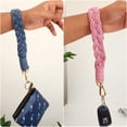 thumbnail image 3 of Handmade Braided Wristlet for Keys and Wallets, 3 of 10