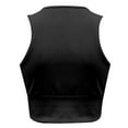 thumbnail image 5 of Mittory Sexy Crop Tops for Women Deep V Neck Backless Ribbed Knit Vest Tank Top Sleeveless Plunge Racerback Cropped Tanks, 5 of 5