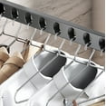 thumbnail image 3 of Aedtie Rack Creative Stacked Clothes Hanger Wall Mounted Wall Without Punching Retractable Clothes Hanger With Foldable Pole Bathroom And Balcony Clothes Hanger, 3 of 8