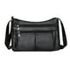 thumbnail image 2 of Bolso de hombro para mujer, bolso cruzado de piel sintética suave con múltiples bolsillos, bolso de hombro sencillo para viaje, fiesta y trabajo Negro, 2 of 8