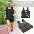 thumbnail image 3 of Breathable Weighted Vest, 15/20/50kg Adjustable Upper Body Strength Training Workout Fitness for Men and Women, 3 of 4