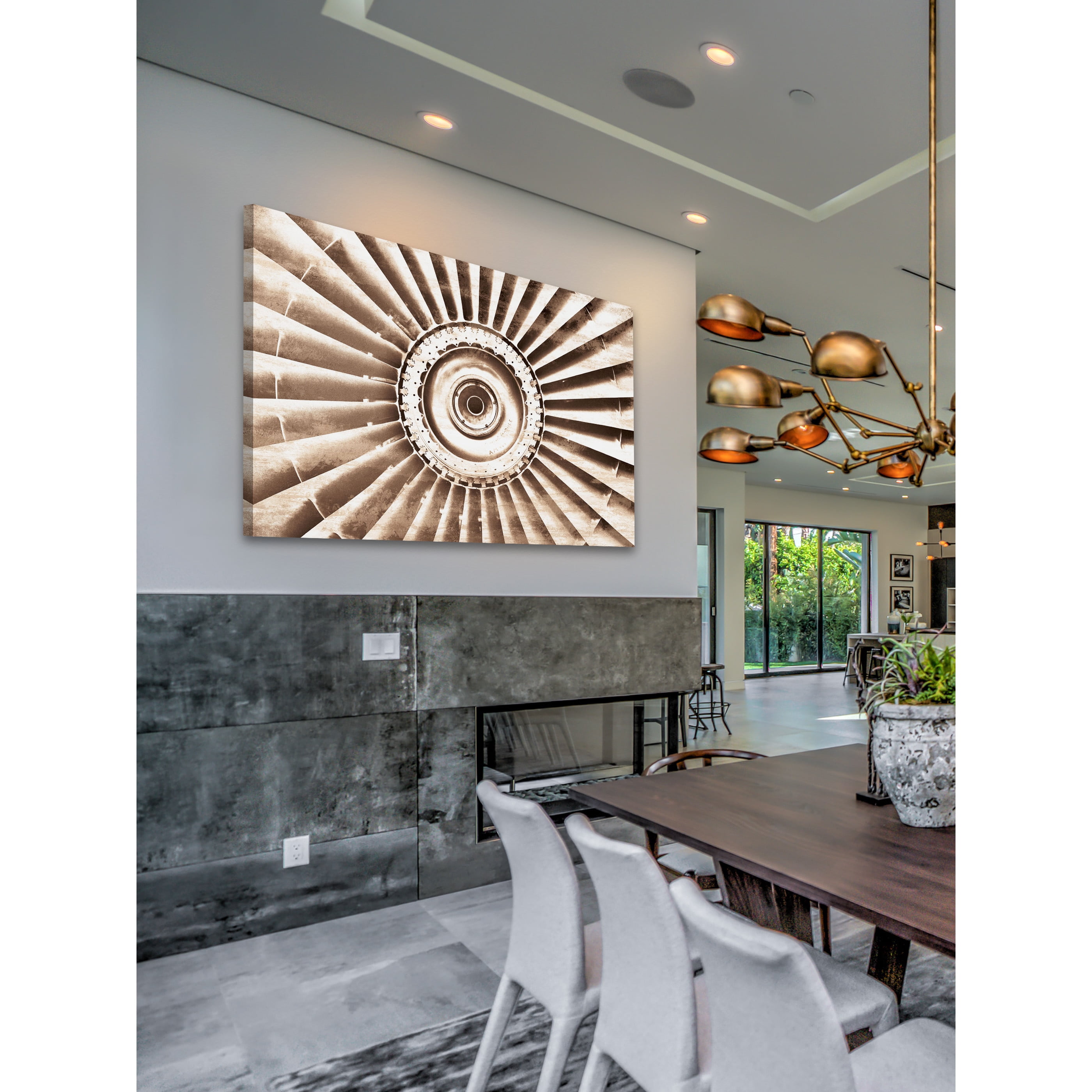 "Air Flow" Painting Print on Wrapped Canvas