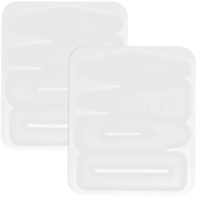2 Pcs Moule à Cheveux Réutilisable DIY Démoulage Facile Moule à Cheveux en Silicone