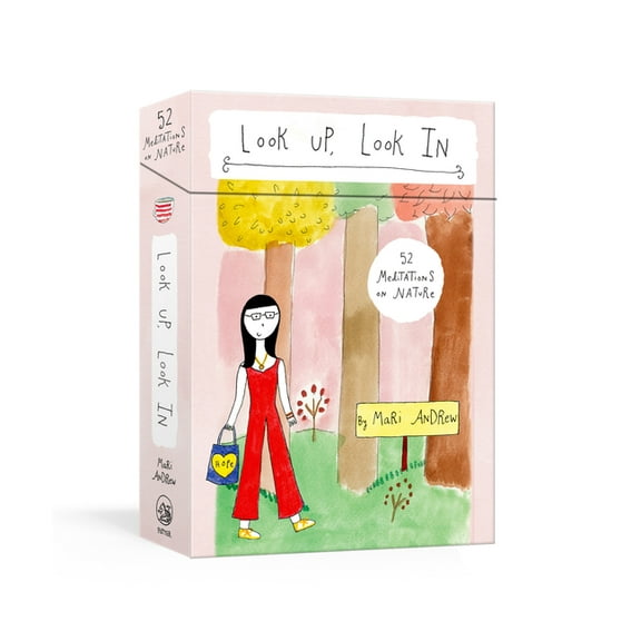 Look Up, Look in: 52 Meditations on Nature: Meditation Cards, (Hardcover)