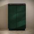 thumbnail image 6 of St. Tropez 24" Freestanding Bathroom Vanity in Green Oak with Black 3-Hole Widespread Sink Top, 6 of 6
