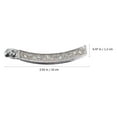 thumbnail image 2 of unbranded 4Pcs Silver Rhinestone Hairpins Durable Reusable Hair Clips for Elegant Party Decoration, 2 of 6
