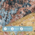 thumbnail image 6 of Tzou Abstract Area Rug 8' x 10' Ultra-Soft Machine Washable Contemporary Carpet for Living Room, Dining Room & Bedroom, Non-Slip, Non-Shedding Large Floor Cover, 6 of 8