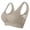 Khaki+Khaki+Black+Red+Rose Red, variant on QSAWXQZ 5PC Bras for Women Breathable Air Full Supportive Wireless Hollow Out Workout Yoga Everyday Underwear 4XL
