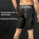 thumbnail image 4 of Pantalones cortos deportivos para hombres Fitness Correr Ropa deportiva Cintura elástica Caliente, 4 of 7
