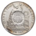 thumbnail image 2 of 1894 Guatemala Peso Counterstamped on a Peru 1 Sol MS-60 NGC, 2 of 3