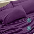 thumbnail image 6 of Bare Home Pillowcase Set - Premium 1800 Collection - Double Brushed - Ultra Soft - King Size, Plum, 4 Count, 6 of 8