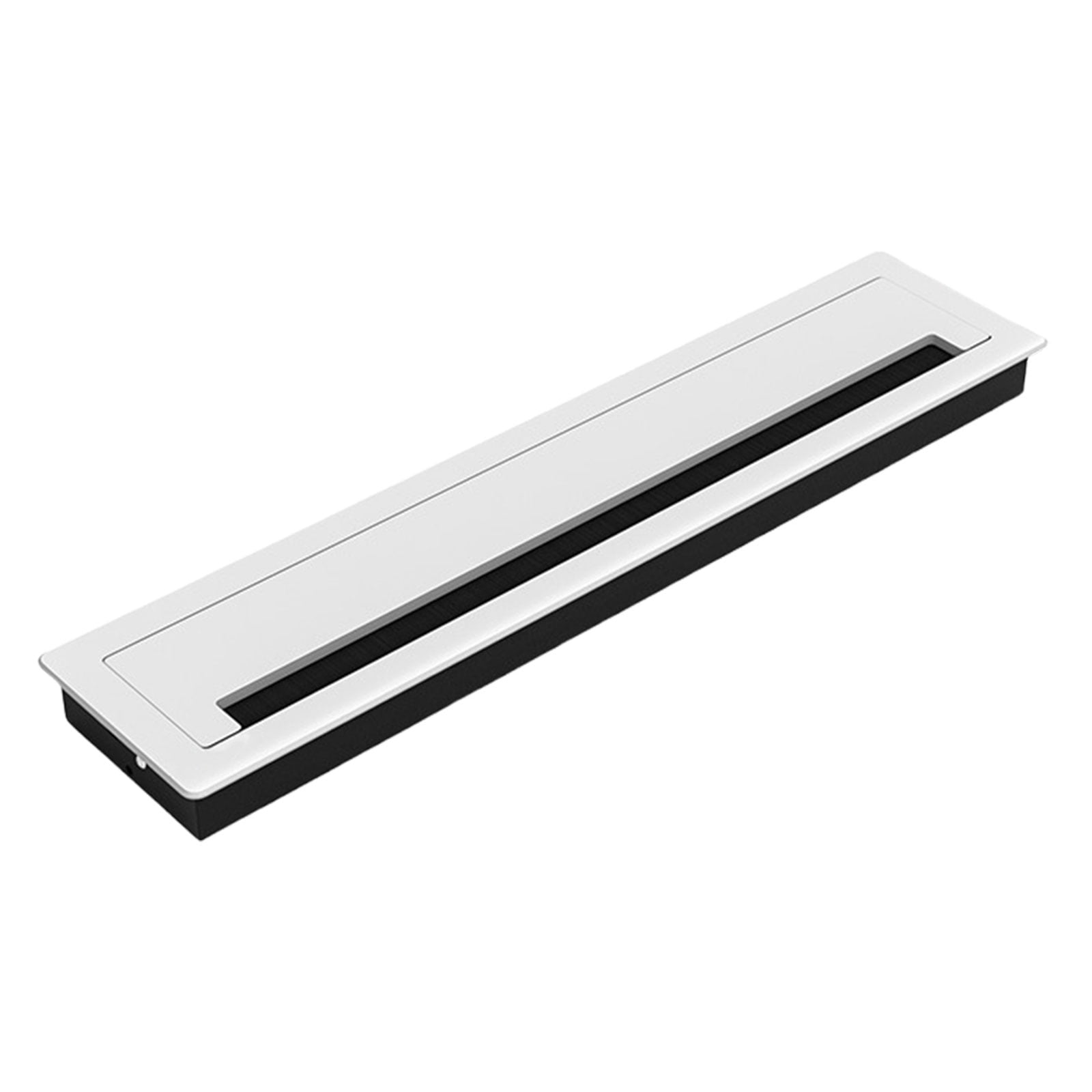 Rectangle Cable Grommet Metal Wire Hole Cover for Management Of Computer Desk