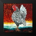 thumbnail image 2 of Vitaletti, Carolee 20x20 Black Modern Framed Museum Art Print Titled - Fancy Chicken II, 2 of 5
