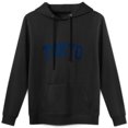 thumbnail image 1 of Sudadera con capucha preppy de estilo japonés, color azul marino con estampado de letras, confeccionada en algodón agradable para la piel, unisex.(M), 1 of 5