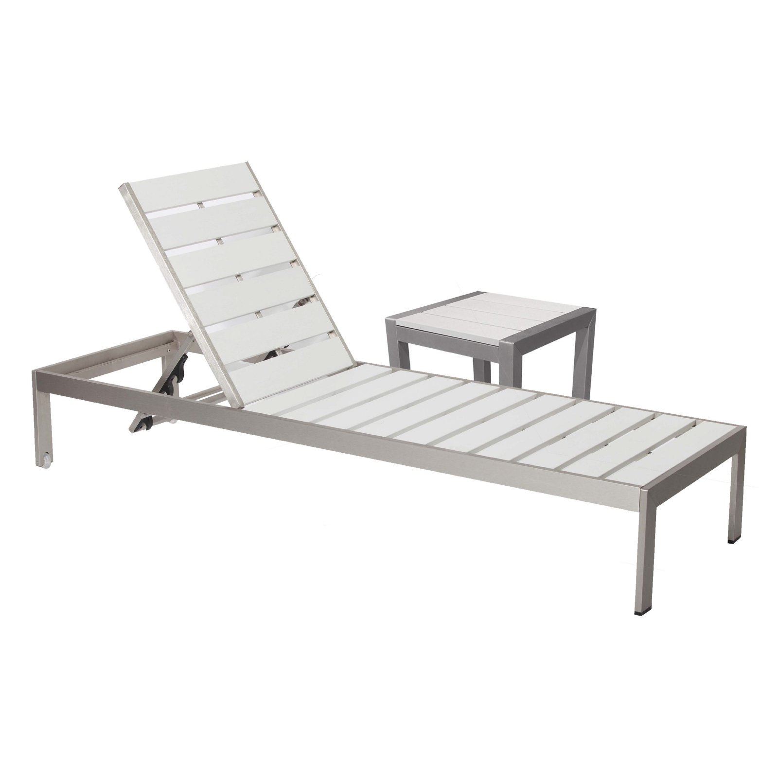 Pangea Home Joseph Lounger and Side Table Sets - image 1 of 2