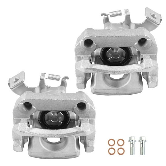 Aurogenix Rear Brake Caliper with Bracket Compatible with Toyota Prius 1.8L 2010 2011 2012 -2015, 19-B6287 19-B6286,Rear Driver and Passenger Side