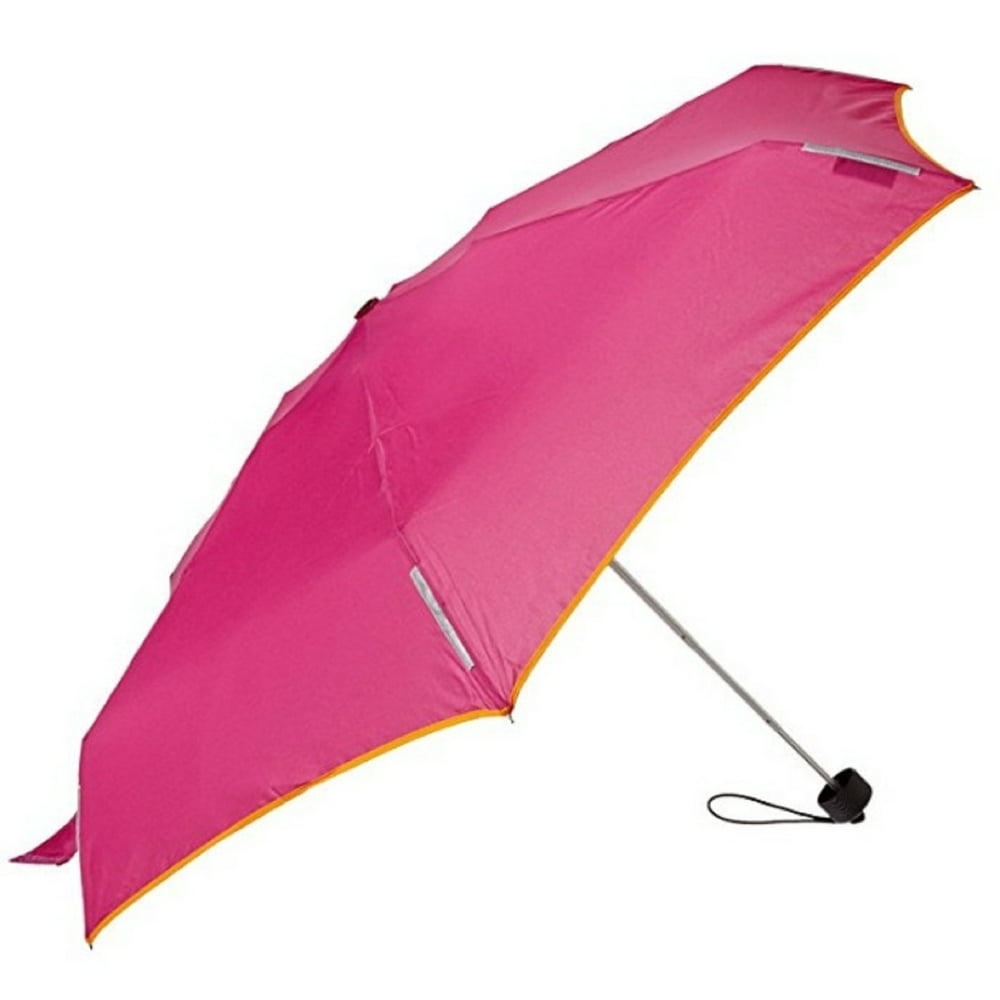 totes Totes Mini Trekker Umbrella With Manual Open Pink/Orange 41