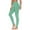 Mint Green, variant on Staron Women's Yoga Leggings Solid Color Workout Pants Stretchy High Waist Casual Comfy Tights for Fitness, Beige M