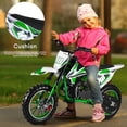 thumbnail image 4 of Trendix 49cc 2-Stroke Off Road Mini Motorcycle with Front Rear Disc Brakes, Gas Powered Motocross, Green Pocket Motorbike Kids Dirt Bike, 4 of 8