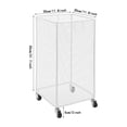 thumbnail image 2 of Laundry Basket with Wheels, Metal Mesh Storage Cart with Handles, Rolling Mesh Wire Storage Bin, Clothing Sorting Cart, Laundry Hamper Storage Organizer for Home, Hotel, Laundry Room, 2 of 16