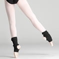 thumbnail image 3 of Elegant Leg Warmer Knit Sport Wear for Seasonal Comfort and Ballet Practice Versatile Home Casual Accessories Lightweight Long Knit Socks for Dance, Black, 3 of 5