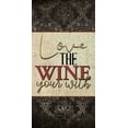 thumbnail image 2 of Allen, Kimberly 11x18 White Modern Wood Framed Museum Art Print Titled - Love the Wine 1, 2 of 4