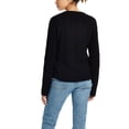 thumbnail image 2 of Weatherproof Vintage Women's Side Tie Sweater  Black Size XS, 2 of 6