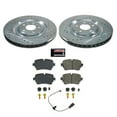 thumbnail image 3 of PowerStop Rear Z23 Evolution Sport Carbon-Fiber Ceramic Brake Pad and Drilled & Slotted Rotor Kit Fits: AUDI Select Models K8571, 3 of 10