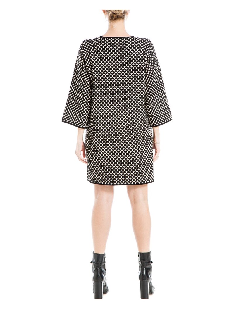 Max Studio womens Short Sweater Dress, xs, Black