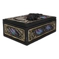 thumbnail image 5 of Mystic Raven Crow Crescent Moon Wicca Divination Ornate Tarot Cards Trinket Box, 5 of 9