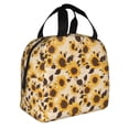 thumbnail image 2 of Sikiie Vintage Plaid Cute Sunflower Lunch Bag for Women & Men Adult Insulated Lunch Box, Food Lunch Containers Lunch Tote Bags for Work, Travel, Outdoor, 2 of 8