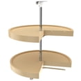 thumbnail image 1 of Rev-A-Shelf 24'' Lazy Susan Pie-Cut Polymer 2-Shelf, Almond, 6942-24-15-52, 1 of 10