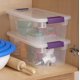 thumbnail image 3 of Contenedores de almacenamiento Sterilite ClearView Latch de 5,7 L, transparentes, paquete de 2, 3 of 3