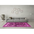 thumbnail image 3 of Ahgly Company Indoor Square Persian Pink Traditional Area Rugs, 4' Square, 3 of 4