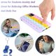 thumbnail image 3 of Estuche antiestrés de silicona con arcoíris para iPhone 11 Pro, divertido juguete antiestrés con burbujas, alivia la ansiedad y protege contra el autismo., 3 of 5
