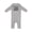 AC-Heather Grey, variant on Pretty Eyes and Chubby Thighs Baby Romper Coveralls