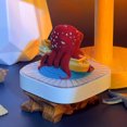 thumbnail image 2 of 3D Memo Pad Octopus Ornament with LED Light Pirate Ship Octopus Calendar Paper Carving Sculpture Desktop Decoration Ornament, 2 of 8