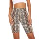 thumbnail image 1 of Txlixc Pantalones cortos de cintura alta, pantalones cortos de leopardo / piel de serpiente Txlixc moda, 1 of 5