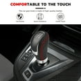 thumbnail image 6 of 5 Speed Car Shifter Knob PU Leather Gear Lever Handle Car Transmission Stick Head for Most Manual Automotive Vehicles (Red Stitches), 6 of 6